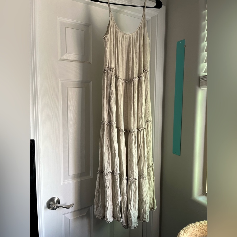 Cream maxi dress